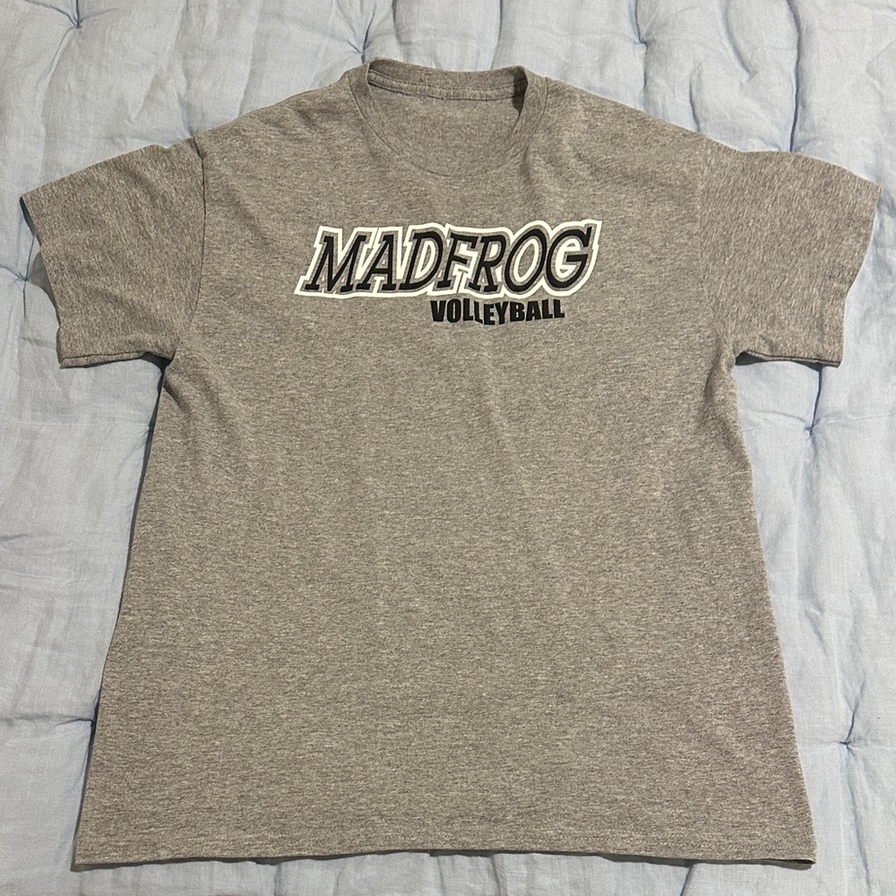 Gray Volleyball T-Shirt